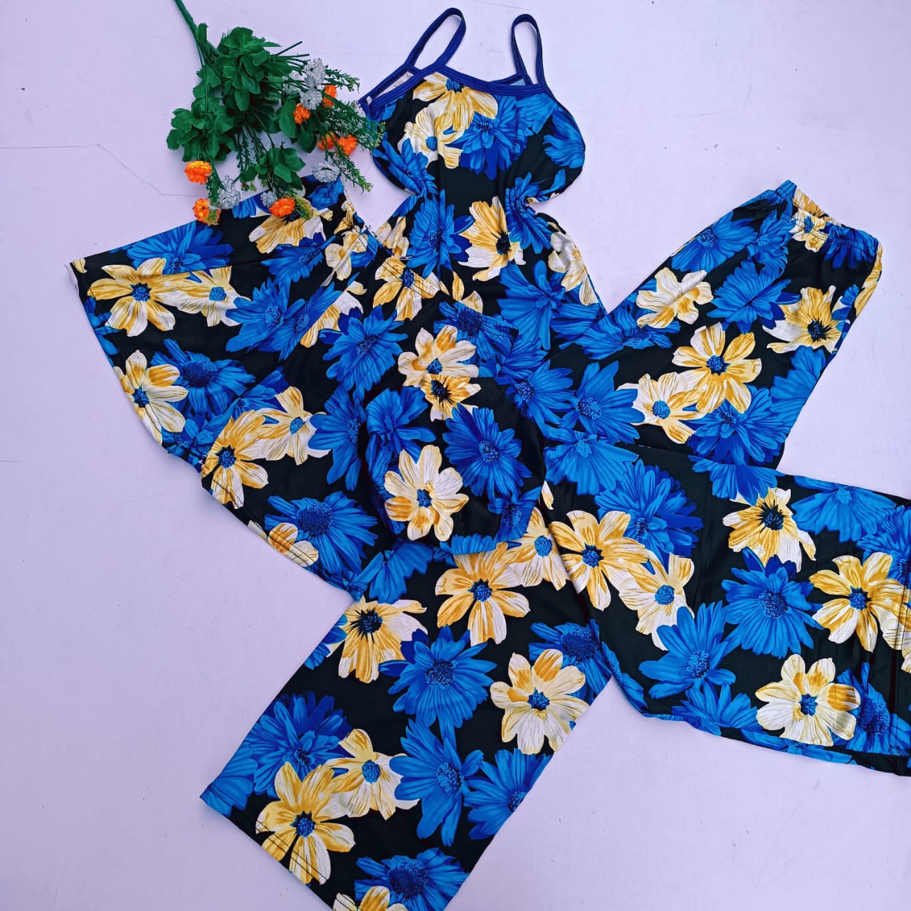 WhatsApp Image 2026-05-21 at 1.53.58 PM Floral 4-in-1 Nightwear Set - Image 1