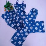 Blue Leaf 4-in-1 Nightwear Set